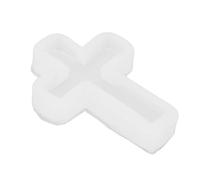 10 Pièces Pendentif Moule en Silicone Moule de Coulée en Résine, Bricolage Croix Moule en Résine Effet Miroir élastique Facile Démoulage Bougie Moule