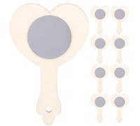 10 Pièces Petit Miroir en Bois DIY pour Adolescents, de Poche | Bois et Verre, Usage Loisirs Créatifs, à Peindre Librement, Stimule Logique et Imagination