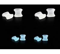 10 Pièces Petit orteil Séparateurs D'Orteils,Ecarteur Orteil Petit orteil,SéParateur D'Orteils En Gel Pour Orteils Qui Se Chevauchent,Pour Protection Orteils,PréVention Des Frottements,Blanc