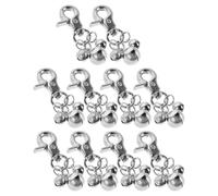 10 Pièces Petite Clochette pour Animaux, Collier Chien et Chat | Son Net pour Repérage, Finition Ronde Moderne, Usage DIY pour Fêtes, Parcs et Petits Animaux