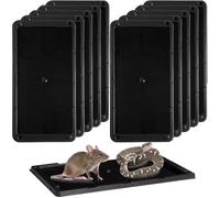 10 Pièces Piege a Souris Piege a Rat Colle,Plaques de Glue Anti Rongeur,Colle Pré Appâté,Piège Collant pour Souris et Insectes