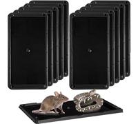 10 Pièces Piege a Souris Piege a Rat Colle,Plaques de Glue Anti Rongeur,Colle Pré Appâté,Piège Collant pour Souris et Insectes
