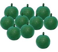 10 Pièces Pièges à Insectes Boule De Piège à Mouches Suspendue Attrape Mouche Collant Ecologic Fly Trap Mouche Piège Collant pour Attrape-Mouches à Fruits Attrape-parasites Extérieur (Vert)