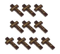 10 Pièces Pince à Cheveux Croix, Style Gothique Vintage | Mécanisme Bec de Canard Antidérapant, Prise Forte pour Cheveux Épais ou Moyens, Finition Anti-reflet