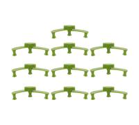 10 Pièces Pince de Fixation Vert pour Brindilles Réglable en Plastique | Support de Branches, Usage Jardin Intérieur et Serrage, pour Plantes Grimpantes