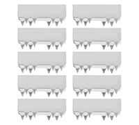 10 Pièces Pince Fixe pour Courroie de Distribution 6mm | Structure Dentée Anti-glissement, Réduit les Vibrations, pour Réparation Mécanique et Imprimantes 3d