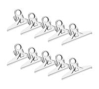10 Pièces Pince Métallique pour Sachet Alimentaire, Pinces en Acier Inoxydable pour Fermeture Sacs Alimentaires, Clips Larges et Solides, Parfait pour Cuisine et Bureau