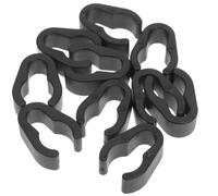 10 Pièces Pince micro -câbles pinces en plastique microphone de soutien accessoires micro clips de cordon clip de câble micro -câble pour pied de micro souple Titulaire