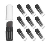 10 Pièces Pinceau à Lèvres en Silicone à Bout Rond