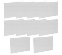 10 Pièces Plaque Aluminium Vierge, Finition Argentée Légère | Surface Prête pour Photo, Usage DIY Créatif, Panneaux Muraux ou Clôtures, Aspect Lisse