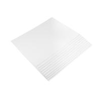 10 Pièces Plaque de Mousse PVC Blanche, Facile à Couper | Fournitures de Loisirs Créatifs, Bases de Micro Paysage, Usage Extérieur et Trains Miniatures