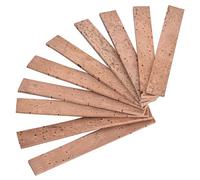 10 pièces Plaques de Liège de Clarinette, Joint de Cou Feuille Bois Doux Accessoires Réparation Instruments à Vent pour clarinette Coussinets Coussinets d'instrument à vent