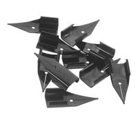 10 Pièces Plumage Métalliques pour Stylo-plume, Noir
