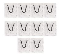 10 Pièces Pochette à Bijoux Effet Marbre, Grosse Capacité | Rangement Élégant, pour Bijoux du Quotidien, Usage Chevet, Présent Fête des Mères