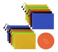 10 Pièces Pochette a5 Zippée, Pochette à Fermeture Éclaire Étanche, Pochette Document Zippée Motifs Footballistiques, Rangement Fichiers A5 Pour Stockage Document Recettes Organisation Cosmétiques