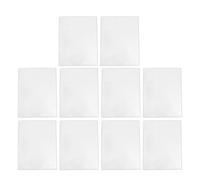 10 Pièces Pochette Plastique Rigide 8,5x11 Pouces Transparente | PVC Rigide, Visibilité Nette Recto Verso, Accès Rapide, pour Affiches, Rapports t Tableau