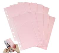 10 Pièces Pochettes De Reliure A6 Sans Fermeture Éclair Pour Planificateur De Budget Insère Des Enveloppes De Trésorerie Enveloppes Budgétaires Sans Fermeture Éclair Pochette De Reliure A6 Pour