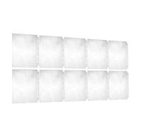 10 Pièces Pochettes Recharge Photo A5 à 4 Compartiments | Plastique Transparent Haute Clarté, Protection Anti-rayures et Résistance à L’usure, Maison Bureau