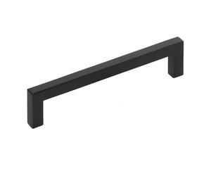 10 pièces Poignées de meubles E8 Entraxe 128 mm en acier inoxydable noir mat Poignée barre de SOTECH