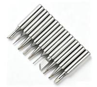 10 pièces pointes de soudure, pointes de fer à souder en cuivre sans oxygène 900m-T 42mm / 1,65"outil de station de soudage pour stations de reprise de soudure 936, 937, 938, 969, (10 pointes de fer