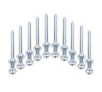 10 Pièces Pointes Robustes D'aérateur pour Pelouse, Métal, 7cm
