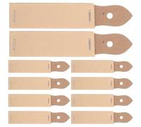 10 Pièces Pointeur à Crayon Fusain, Kit de Dessin de Voyage | Feuilles de Papier de Verre, Contrôle du Taillage, Usage en Atelier Plein Air, Couleur Kaki