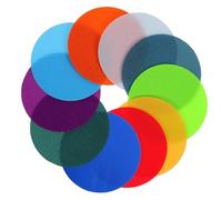 10 Pièces Points de Tapis Ronds en Nylon Réutilisables