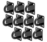 10 Pièces Pontet Inox,Crochet Plafond, Crochet Inox,Fixation Murale pour Suspendre des Filets,Cordes,Yoga,Schaukeln