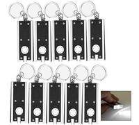 10 Pièces Porte-Clés Lumineux Enfant, Mini Lampes De Poches Camping Lampe Porte Clef Torche Portable
