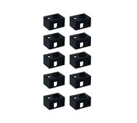 10 Pièces pour Bloc Chauffant V6 PT100 en Silicone pour Imprimantes 3D - Rétention et Protection de la Chaleur Améliorées A