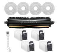 10 Pièces pour Dreame X40 Ultra / X40 Pro / S30 Pro Ultra / L40 Ultra, pour Dreame x40 Ultra Complete avec 1 brosse à rouleau, comprenant 4 sacs d'aspirateur, 4 chiffons de nettoyage, 1 brosse blanche