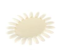 10 Pièces Présentoir de Vernis à Ongles Forme de Palette de Pratique pour Beige