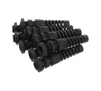 10 Pièces Presse-étoupe Étanche en Nylon Noir | Installation Rapide et Retrait Facile, Design Résistant à Torsion, pour Équipements D'automatisation Industrielle