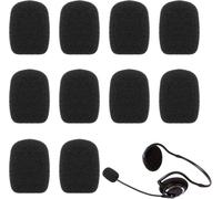 10 pièces protection anti-pop microphone,couverture microphone coupe-vent,microphone mousse,microphone coupe-vent anti-poussière Mic Cover mousse protection pop micro avec Bonne élasticité.[J500]