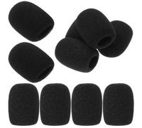 10 Pièces Protections pour Microphone Casque en Mousse, Lot Léger | Bruits Parasites, Son Clair et Net, Usage en Environnements Bruyants, Salons Professionnels