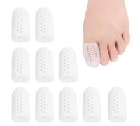 10 Pièces Protège Orteils, Silicone Protection doigt de pied, Protège Gros Orteil Respirants et Soulager Pied - Gros d'orteil Doux pour Unisexe Incarnés Soulager Pied la Douleur