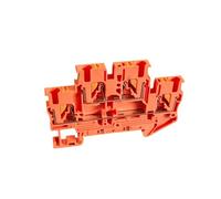 10 pièces PTTB2.5 PTTB-2. Bornier à rail Din double niveau enfichable, connecteur de fil électrique 2 couches, prise 0, mm²(PTTB2.5-orange)