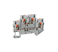 10 pièces PTTB2.5 Push-In Double niveau 2 couches connexion fil électrique connecteur électrique Din Rail bornier PTTB 2.5