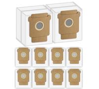 (10 pièces) Q0520 Q052020 Sacs à Poussière de Rechange Compatibles avec l'aspirateur Robot iRobot Roomba 2 Essential avec Station de Vidage Automatique Q0250, kit d'accessoires pour Sacs à Poussière