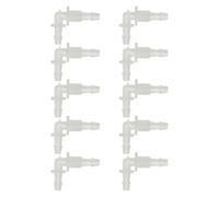 10 Pièces Raccord Coudé PP 90 Degrés à Filetage Extérieur | Pièce en PP et Pe, Haute Résistance, Anticorrosion, Étanche, pour Réseaux D’eau et Chauffage Hydronique