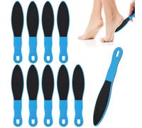 10 Pièces Rape à Pied, Double Face Lime Pieds Set, Fichiers de Pied Professionnels Réutilisables, Outil de Soin des Pieds, Utilisation à Sec ou Humide, pour Enlever la Peau Morte et Callosités