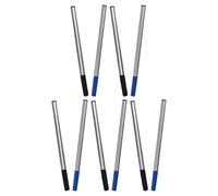 10 Pièces Recharges pour Stylos à Bille en Métal, Écriture Fluide | Compatibilité Élevée, Résistance aux Bavures, Usage Bureau et Apprentissage, Recharge de Remplacement pour Stylos