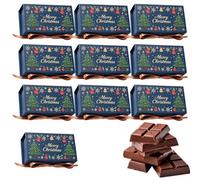 10 Pieces Rectangle Wrapping Decor With Lids | Christmas Boxes With Lids | Christmas Paper Box For Under The Tree, Candy, Cookies Entrance, Dining Table,