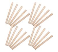 10 Pièces Règle en Bois de Hêtre 30cm à Double Échelle | Bords Lisses, Épaisseur Équilibrée, Graduations Simples, pour e Maths, Atelier et Papier