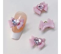 10 Pièces Résine Nail Art Artisanat Breloques Mélangé Brillant Gemmes Pendentif Manucure Bijoux Diamants Ongles Bijoux Accessoires