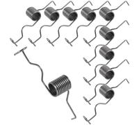 10 Pièces Ressort à Bec de Canard, Crochet, Acier Noir | Pièce pour Support de Planteuse, Angles Stables, Compression Répétée, Serrage et Champ, Intégration Fluide