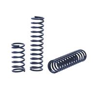 10 pièces ressorts en acier ressorts de compression, ressort 0.7mm x 7mm x 15mm, noir, 10 pièces, 0,7x7x15mm