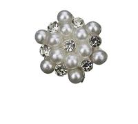 10 pièces rétro fleur rond coeur métal perle boutons femme costume robe tige bouton bricolage couture vêtements accessoires Pour Robes(Color9)