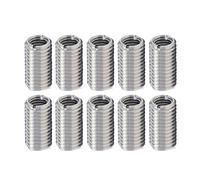 10 Pièces Rivet Ecrou Insert M8 à M6,15 mm,Métrique Filets Internes et Externes Écrous Rivets en Acier Inox,Pour les Automobiles,Turbines Vapeur,Appareils Mécaniques Bois Meubles Outil de Réparation