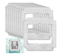 10 Pièces Robot Laveur de Vitre Nettoyage Chiffons, Laveur Vitre Chiffons pour ECOVACS Winbot Mini, W-CC02-0012 Lavables Lingette, pour Ecovacs Winbot Mini Microfibre Serpillère Rechange Kit